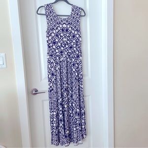 Anthropologie Maeve scoop neck maxi dress